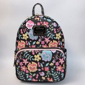 Loungefly Disney Alice in Wonderland Singing Flowers Floral Mini Backpack New